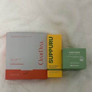 Kbeauty Set: SUPPURU, Mizon, Cleardea